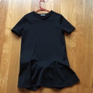 Black flirty dress